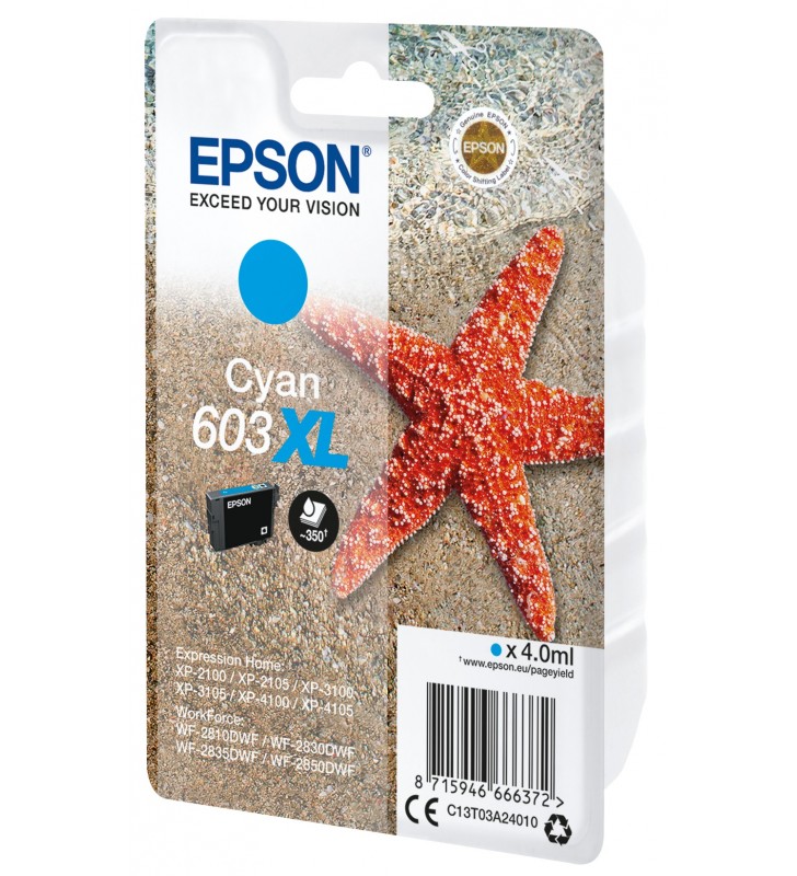 Epson Singlepack Cyan 603XL Ink
