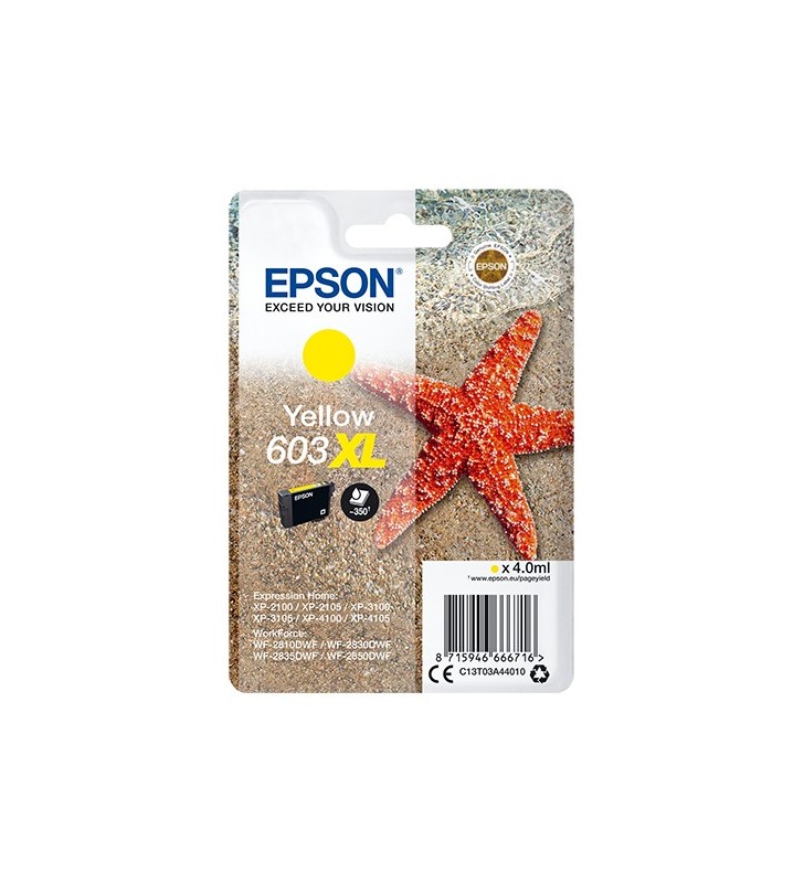 Epson Singlepack Yellow 603XL Ink