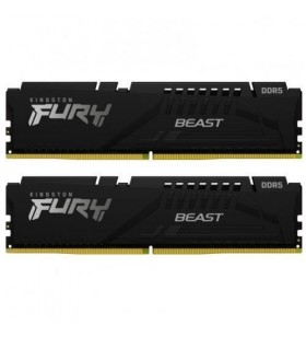 Kit Memorie Kingston Fury Beast 16GB, DDR5-5600Mhz, CL40, Dual Channel