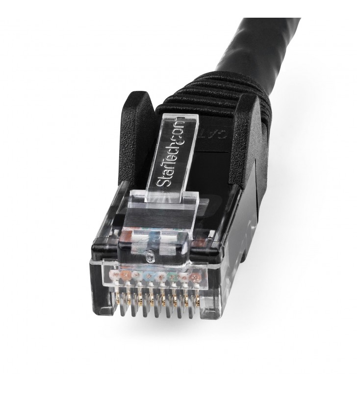 StarTech.com N6LPATCH7MBK cabluri de rețea Negru 7 m Cat6 U/UTP (UTP)