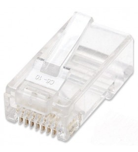 Intellinet 790055 cabluri conectoare RJ-45 Transparente