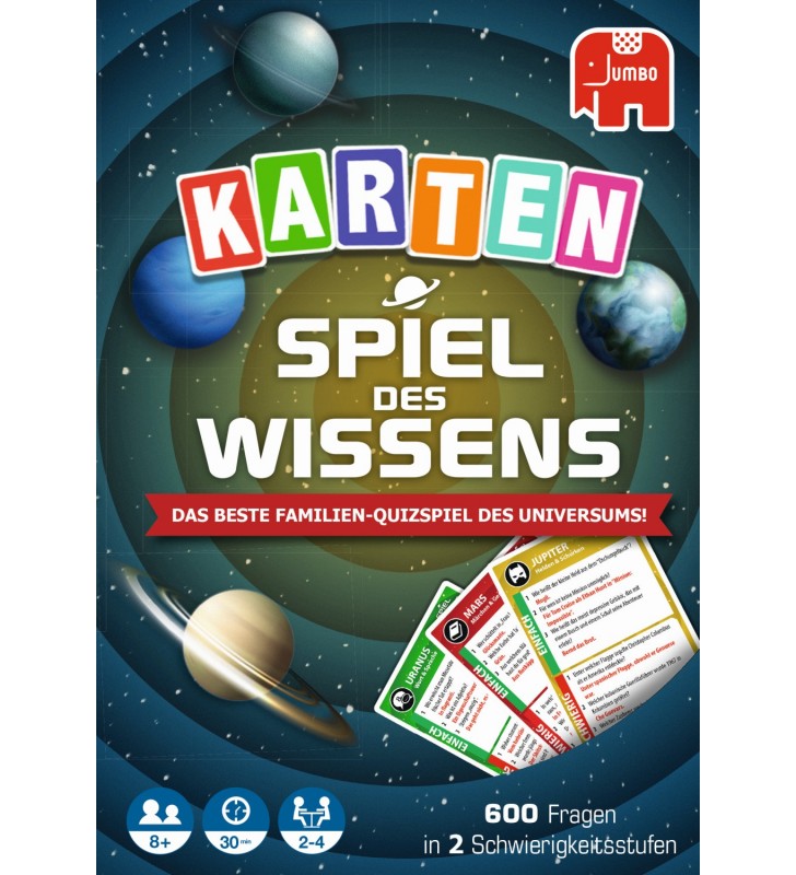 Jumbo Spiel des Wissens Kartenspiel 2018 Joc de cărți Trivia