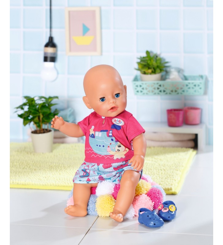 BABY born Bath Pyjamas with Shoes Set haine păpușă