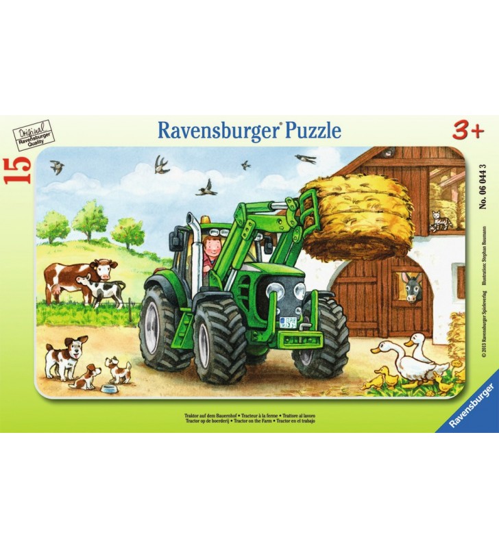 Ravensburger 00.006.044 Puzzle (cu imagine) fierăstrău 15 buc. Fermă