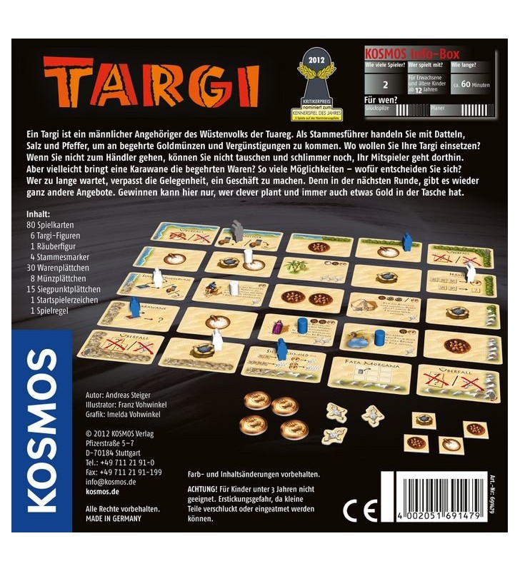 Kosmos TARGI Board game Economic simulation