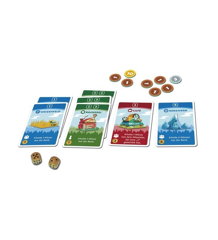 Kosmos Machi Koro Board game Economic simulation
