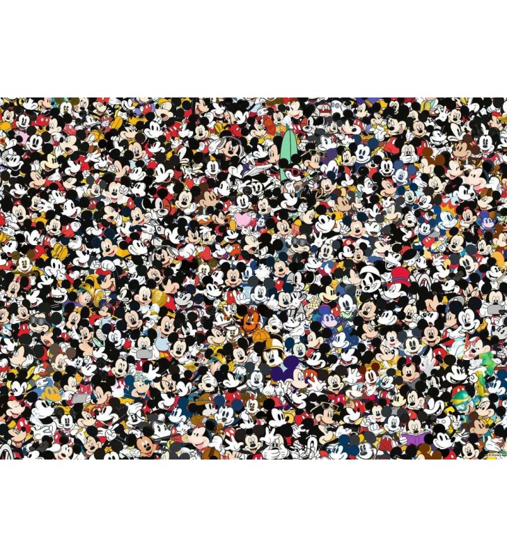 Ravensburger Challenge Mickey Puzzle (cu imagine) fierăstrău 1000 buc. Desene animate