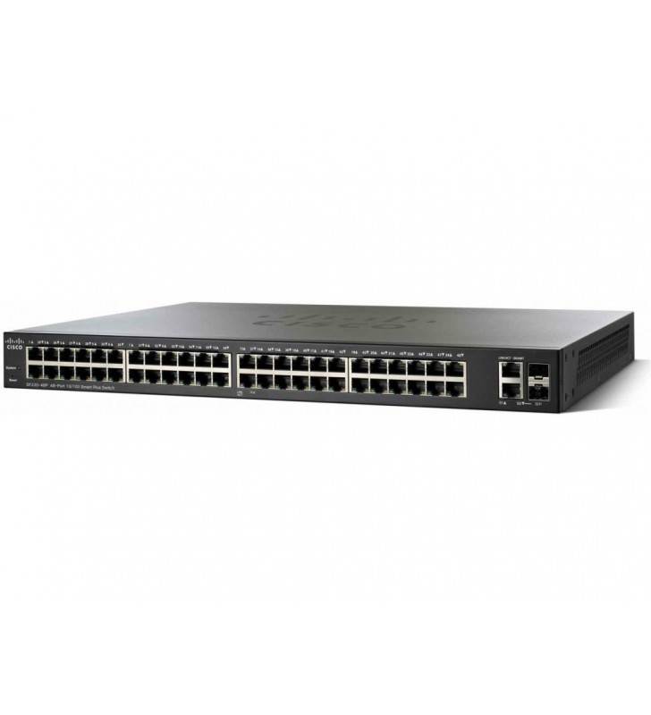 Cisco SF350-48 Gestionate L2/L3 Fast Ethernet (10/100) Negru