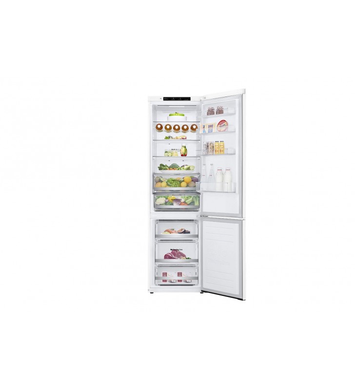 LG GBB72SWEFN combină frigorifică De sine stătător 384 L D Alb