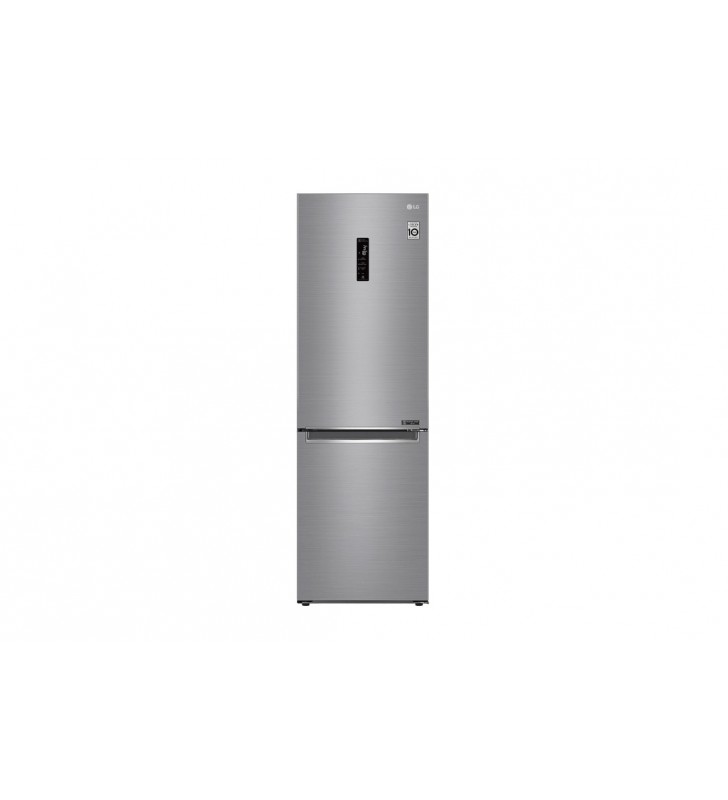 LG GBB61PZFFN combină frigorifică De sine stătător 341 L D Din oţel inoxidabil