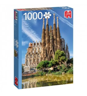 Premium Collection Sagrada Familia View, Barcelona 1000 pcs Puzzle (cu imagine) fierăstrău 1000 buc. Peisaj