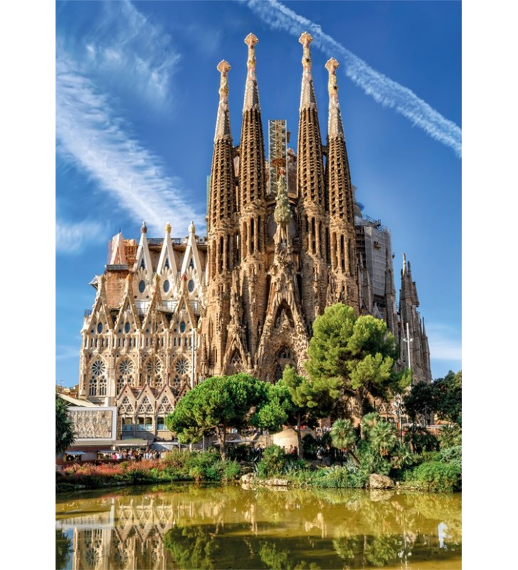 Premium Collection Sagrada Familia View, Barcelona 1000 pcs Puzzle (cu imagine) fierăstrău 1000 buc. Peisaj