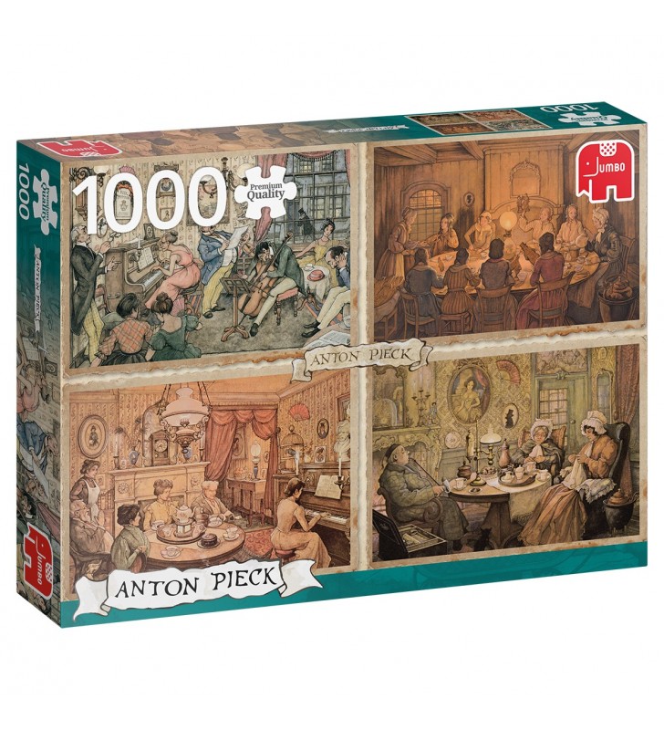 Premium Collection Anton Pieck - Living Room Entertainment 1000 pcs Puzzle (cu imagine) fierăstrău 1000 buc. Istorie