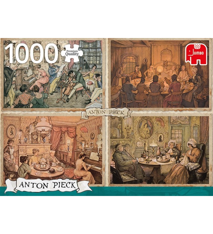 Premium Collection Anton Pieck - Living Room Entertainment 1000 pcs Puzzle (cu imagine) fierăstrău 1000 buc. Istorie