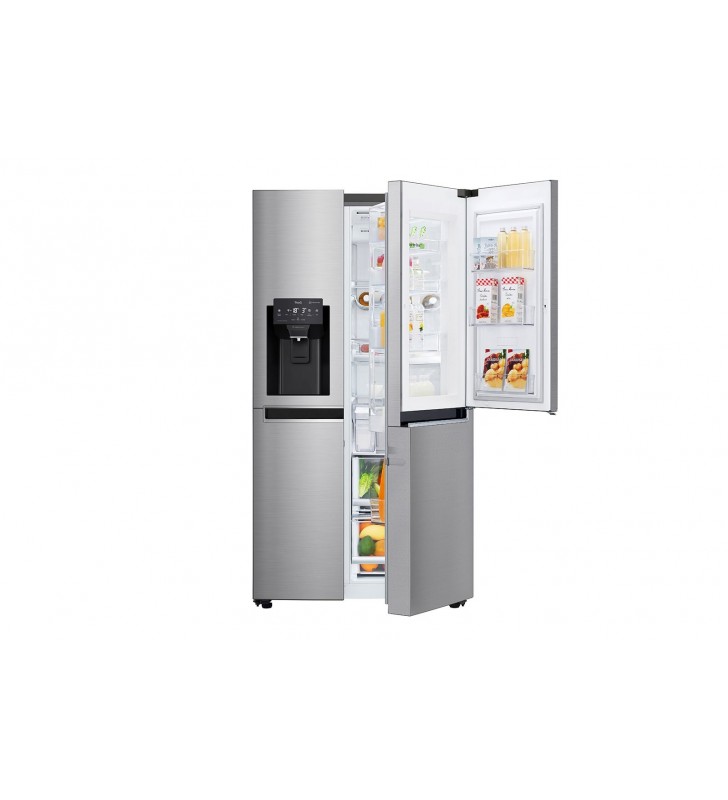 LG GSJ761PZEE frigidere cu unități alipite (side by side) De sine stătător 625 L E Din oţel inoxidabil