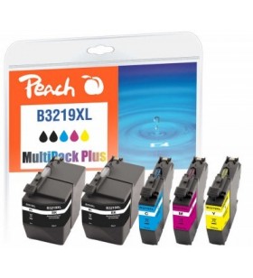 Peach PI500-232 cartușe cu cerneală 5 buc. Compatibil Productivitate Înaltă (XL) Negru, Cyan, Magenta, Galben