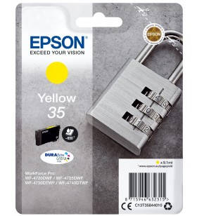 Epson Padlock C13T35844010 cartușe cu cerneală 1 buc. Original Productivitate Standard Galben
