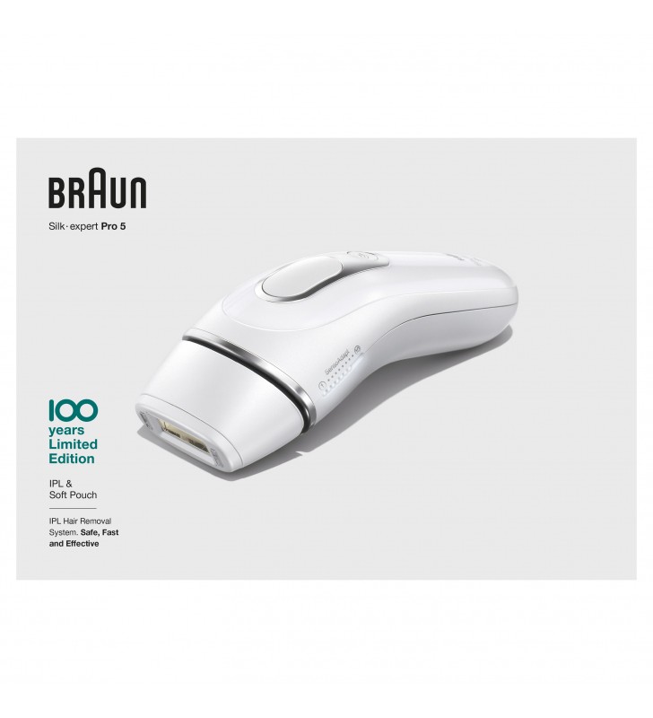 Braun Silk-expert Pro 81728160 light hair remover Lumină intens pulsată (IPL) Alb
