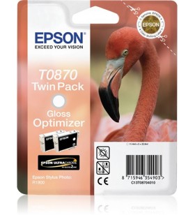 Epson Flamingo pachet dublu Gloss Optimizer T0870 Ultra Gloss High-Gloss 2