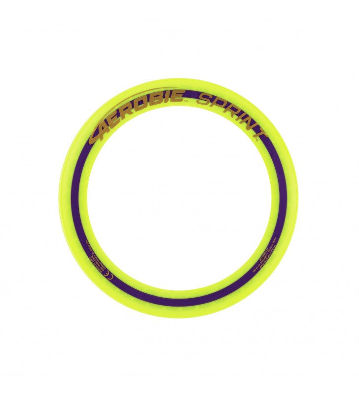 Aerobie Sprint Flying Ring 10" - Yellow Frisbee