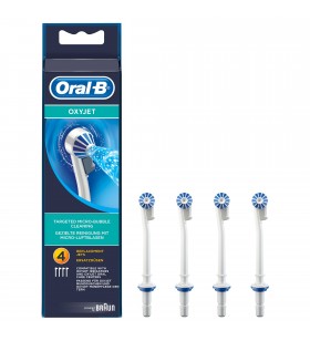 Oral-B OxyJet 80298118 cap pentru periuță de dinți 4 buc. Albastru, Alb