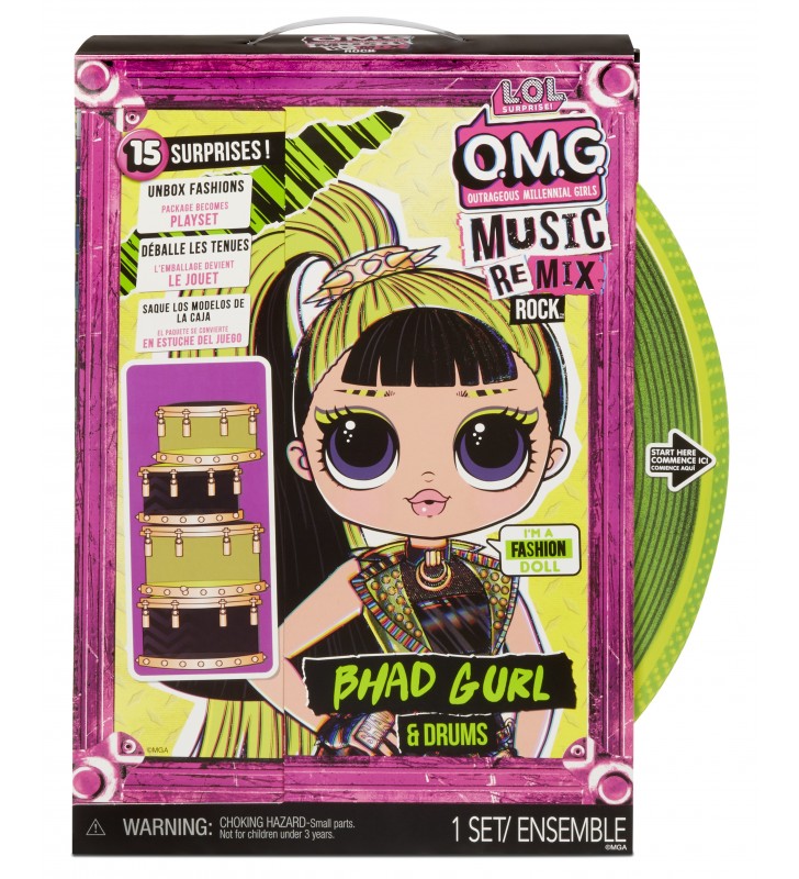 L.O.L. Surprise! OMG Remix Rock- Bhad Gurl and Drums
