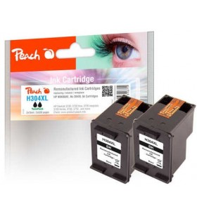 Peach PI300-805 cartușe cu cerneală 2 buc. Compatibil Productivitate Înaltă (XL) Negru