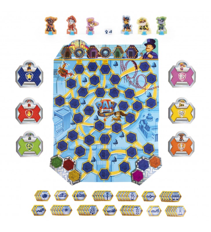 PAW Patrol The Movie, Adventure City Lookout Board Game Tradițional