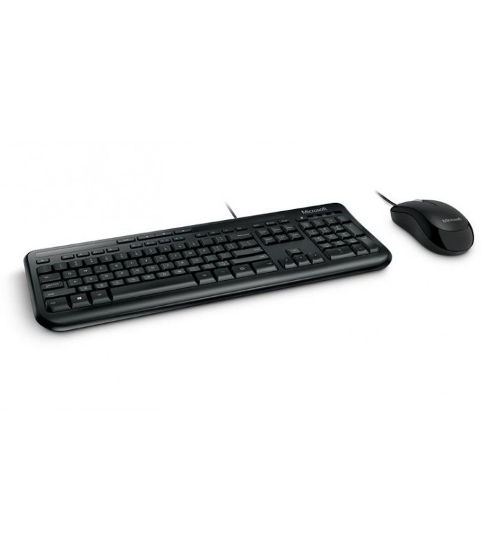 Microsoft Wired Desktop 600, DE tastaturi USB QWERTZ Negru