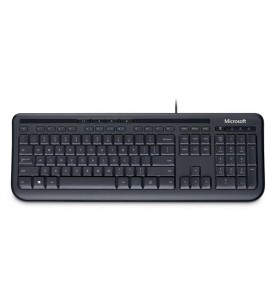 Microsoft Wired Keyboard 600, DE tastaturi USB QWERTZ Germană Negru