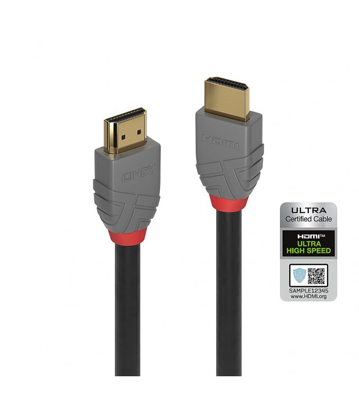 Lindy 36951 cablu HDMI 0,5 m HDMI Tip A (Standard) Negru