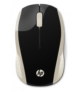 HP 200 (Silk Gold) mouse-uri Ambidextru RF fără fir Optice 1000 DPI