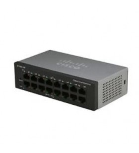 Cisco Small Business SF110-16 Fara management L2 Fast Ethernet (10/100) Negru