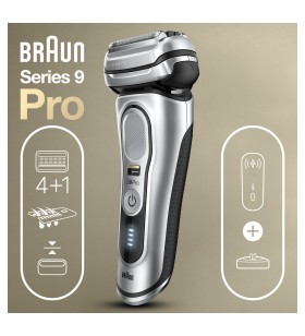 Braun Series 9 Pro 81744531 aparate de ras pentru bărbați Aparat de ras Foarfecă Argint