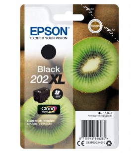 Epson Kiwi 202XL cartușe cu cerneală 1 buc. Original Productivitate Înaltă (XL) Negru