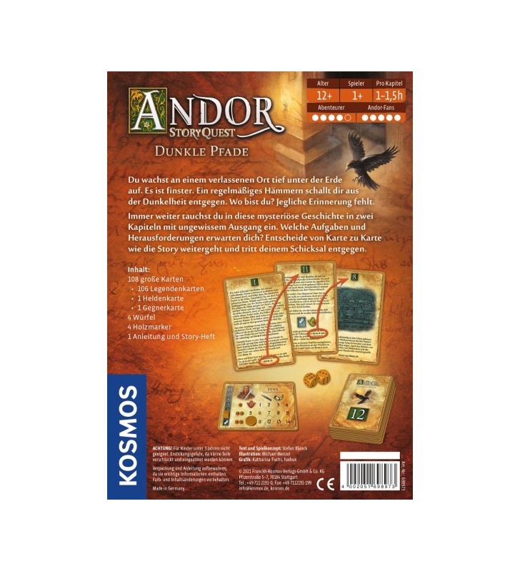 Kosmos Andor StoryQuest Board game Război