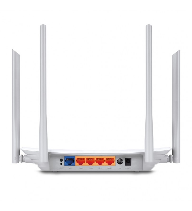 TP-LINK Archer C50 V6 router wireless Fast Ethernet Bandă dublă (2.4 GHz/ 5 GHz) 5G Alb