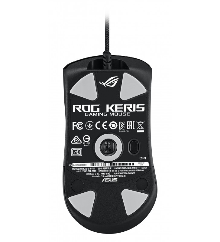 ASUS ROG Keris mouse-uri Mâna dreaptă RF Wireless+USB Type-A 16000 DPI
