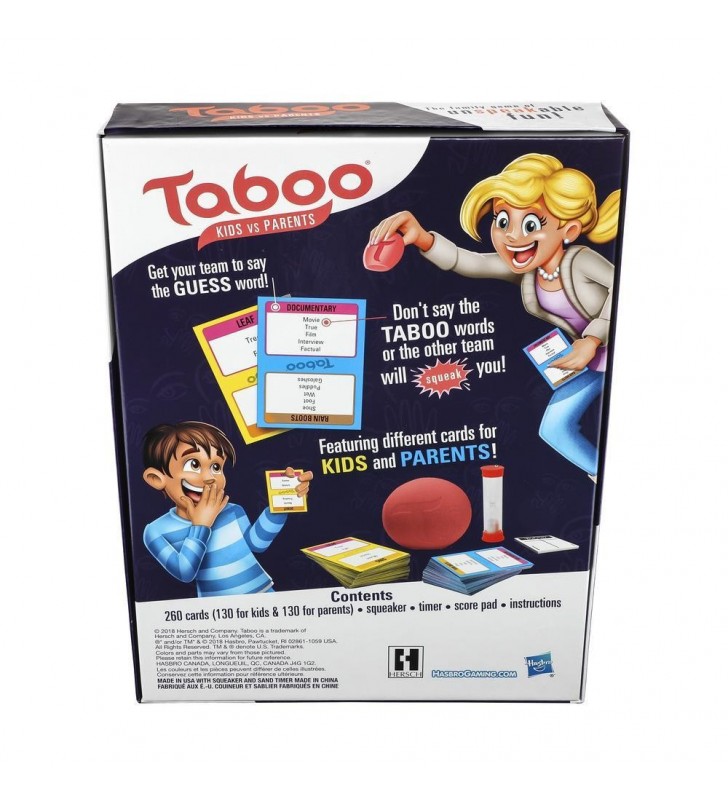 Hasbro Taboo Kids vs. Parents