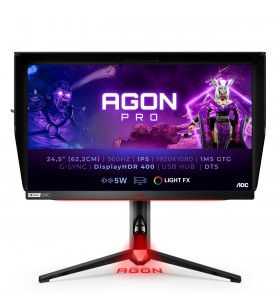 AOC AG254FG monitoare LCD 62,2 cm (24.5") 1920 x 1080 Pixel Full HD LED Negru, Roşu