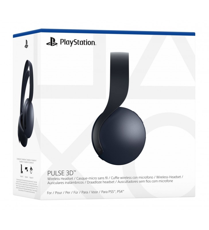 Sony PULSE 3D Căști Prin cablu & Wireless Bandă de fixare pe cap Gaming Negru