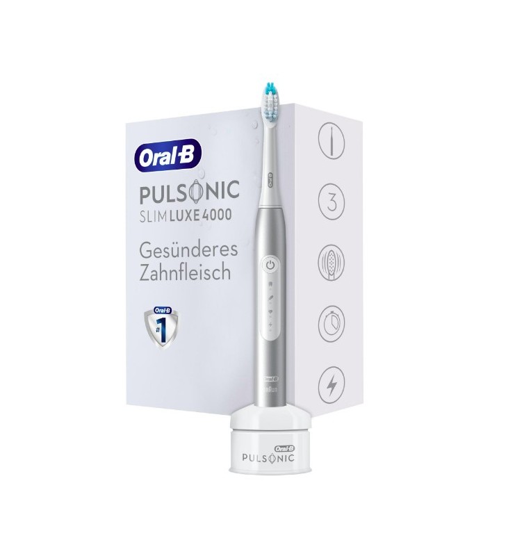 Oral-B Pulsonic Slim Luxe 4000 Adult Periuță de dinți sonică Platină