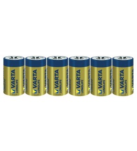 Varta Longlife Extra D, 6x Baterie de unică folosință Alcalină