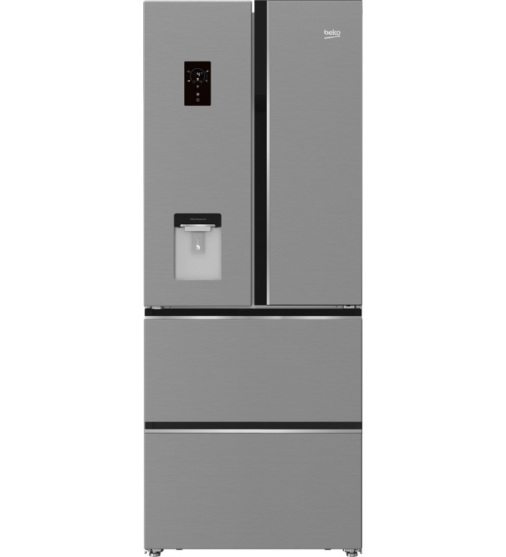 Beko GNE490E30DZXPN frigidere cu unități alipite (side by side) De sine stătător 481 L F Din oţel inoxidabil