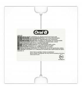 Oral-B Precision Clean 81730426 cap pentru periuță de dinți 10 buc. Alb