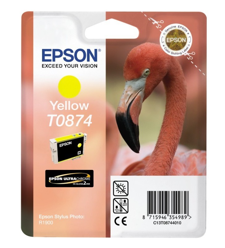 Epson Flamingo Cartuş Yellow T0874 Ultra Gloss High-Gloss 2