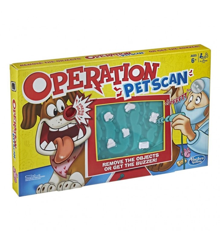 Hasbro Operation Pet Scan Board game Educațional