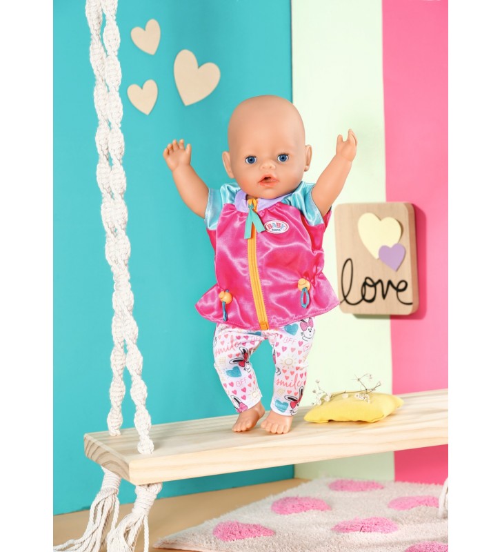 BABY born Casual Outfit Pink Set haine păpușă