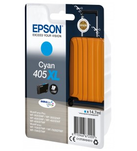 Epson 405XL DURABrite Ultra Ink cartușe cu cerneală 1 buc. Original Productivitate Înaltă (XL) Cyan