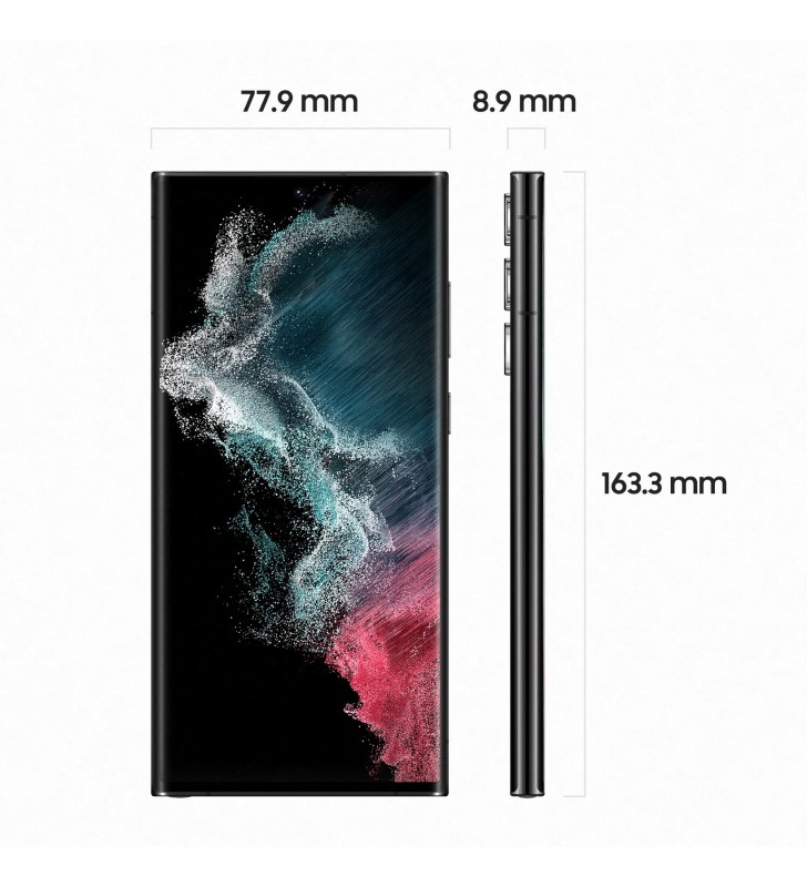 Samsung Galaxy S22 Ultra SM-S908B 17,3 cm (6.8") Dual SIM Android 12 5G USB tip-C 12 Giga Bites 256 Giga Bites 5000 mAh Negru
